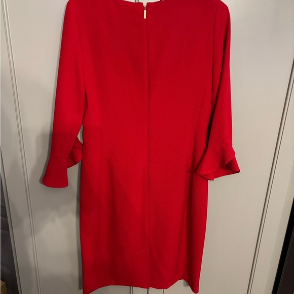 Karl Lagerfeld Paris red midi dress sz 6 - Picture 6 of 6